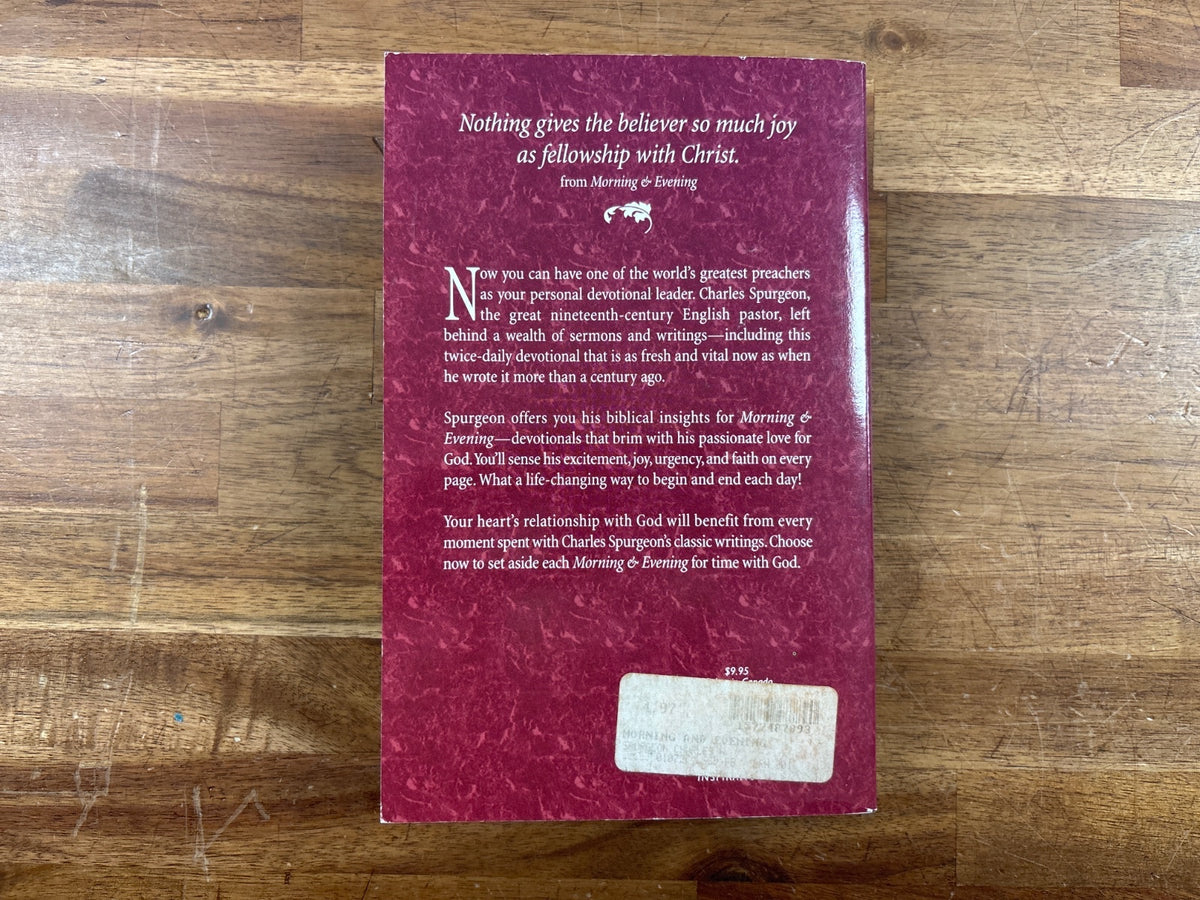 Morning & Evening Daily Devotional by Charles Spurgeon — photo 2 of 2