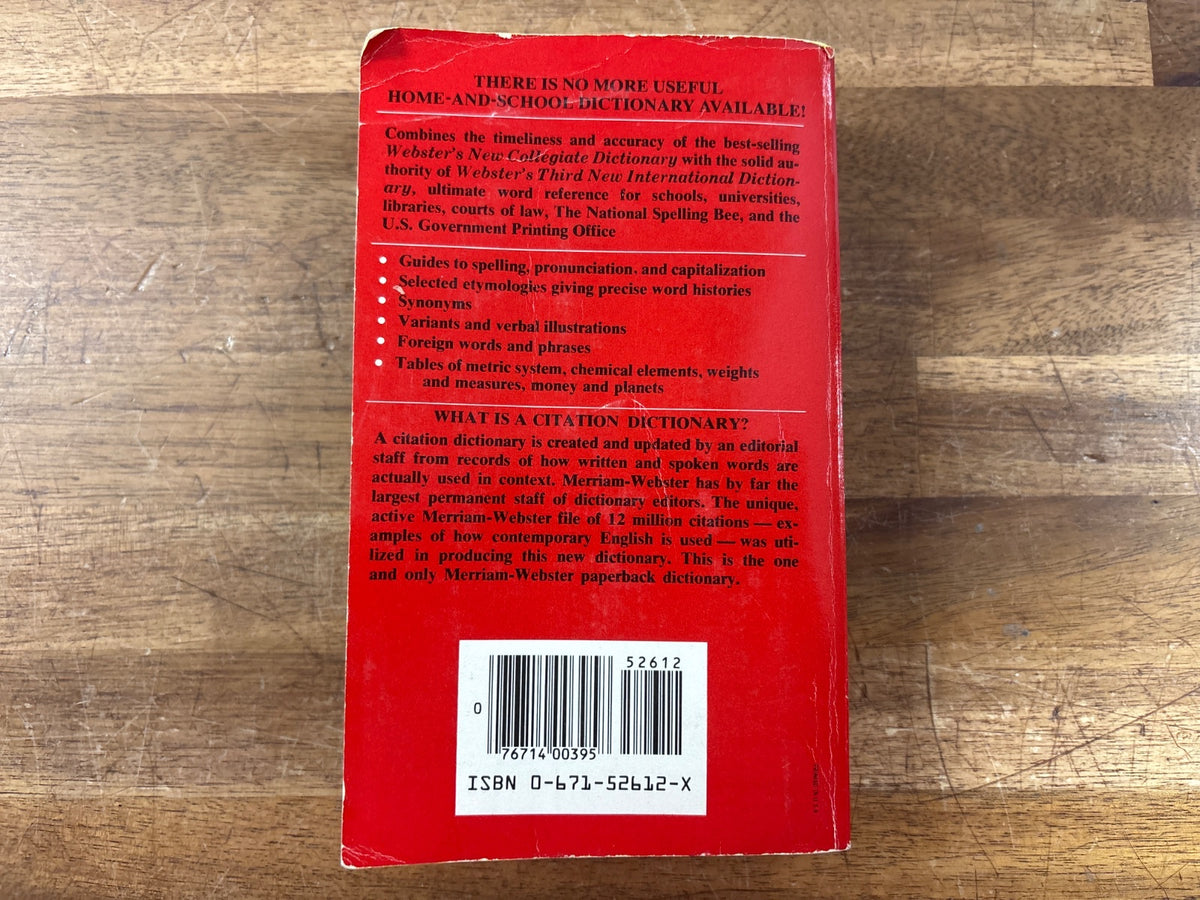 Merriam-Webster Dictionary Pocket Paperback Edition — photo 2 of 2