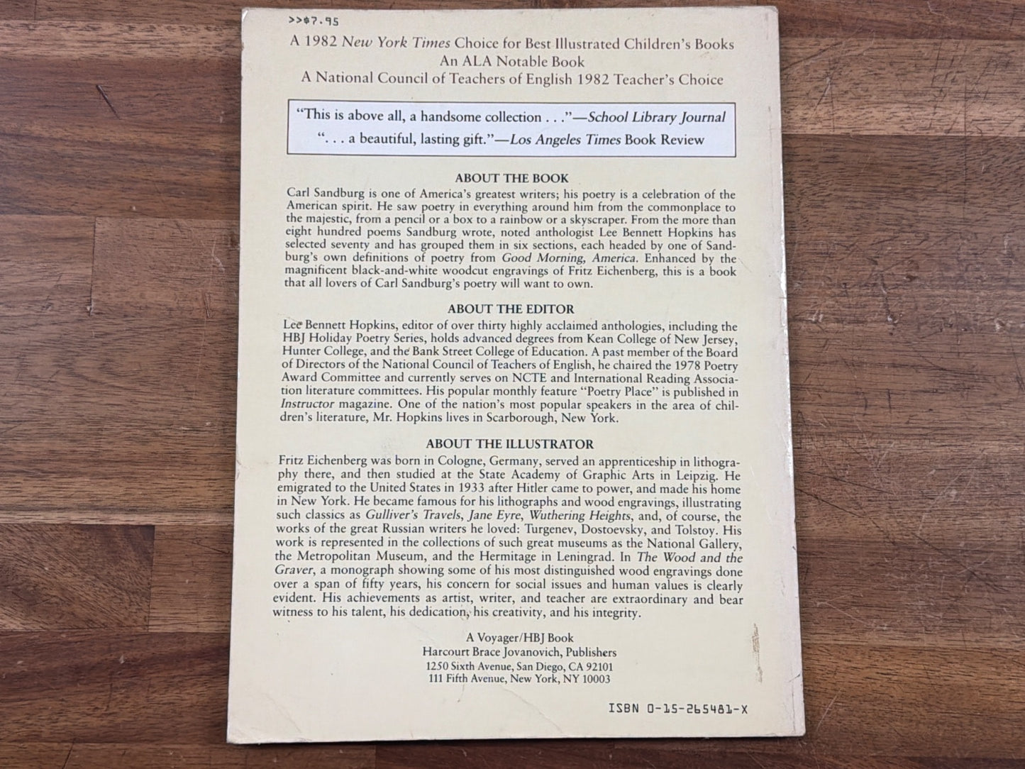 Rainbows Are Made: Poems by Carl Sandburg, Illustrated