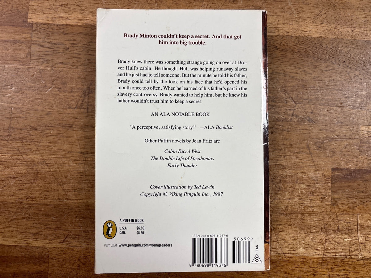 Brady by Jean Fritz - Puffin Novel, Underground Railroad — photo 2 of 2