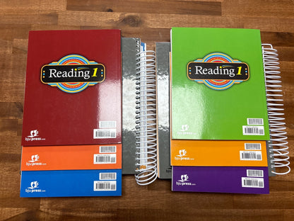 BJU Press Reading 1 Fourth Edition Teacher's Edition Set