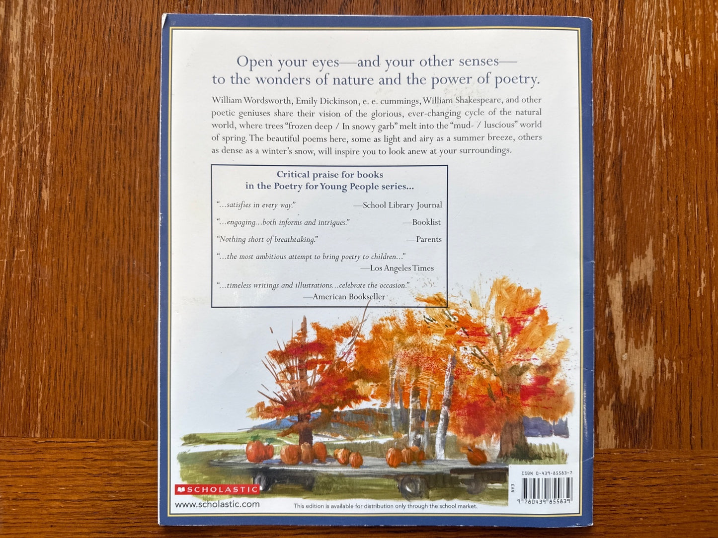 Poetry for Young People: the Seasons - Scholastic Ed.