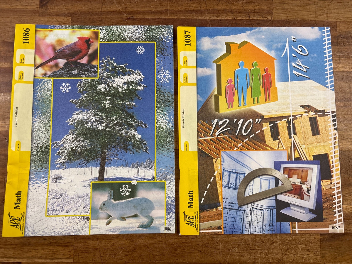 ACE Math Fourth Edition Student Workbook Set 1086-1096 — photo 2 of 11