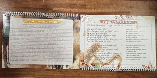 Grooved Letter Cursive Handwriting Practice Workbook — photo 2 of 2