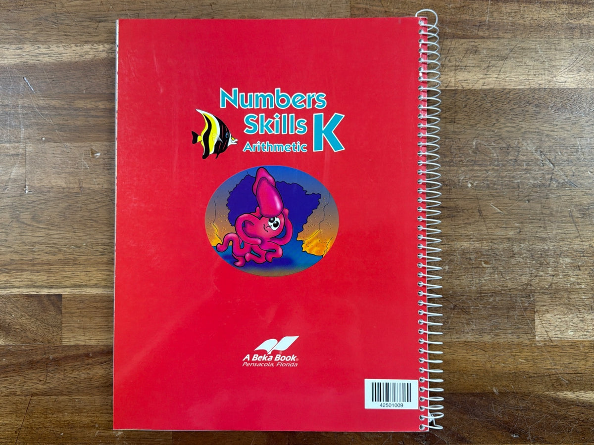A Beka Numbers Skills K Arithmetic Teacher Key