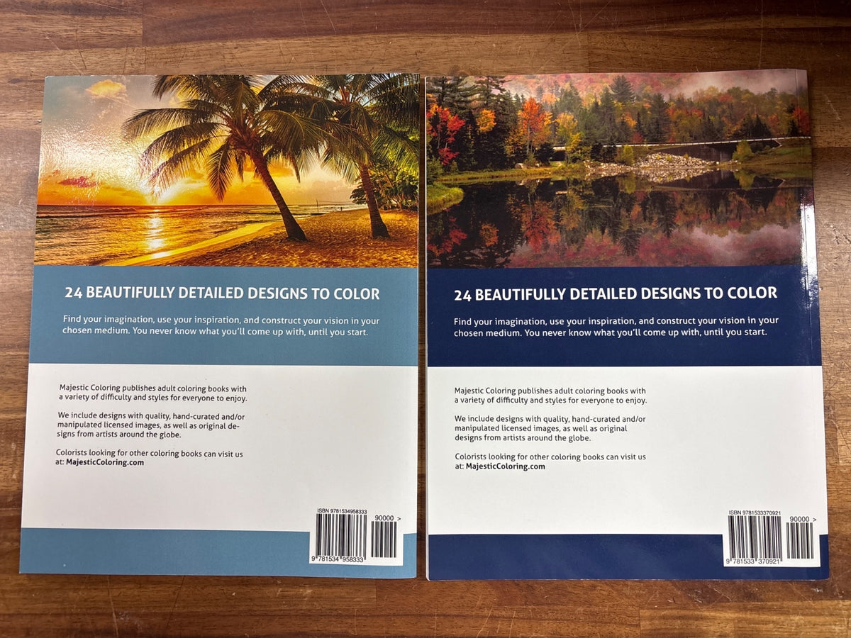 Majestic Coloring on the Water New England Scenery Coloring Books — photo 2 of 4