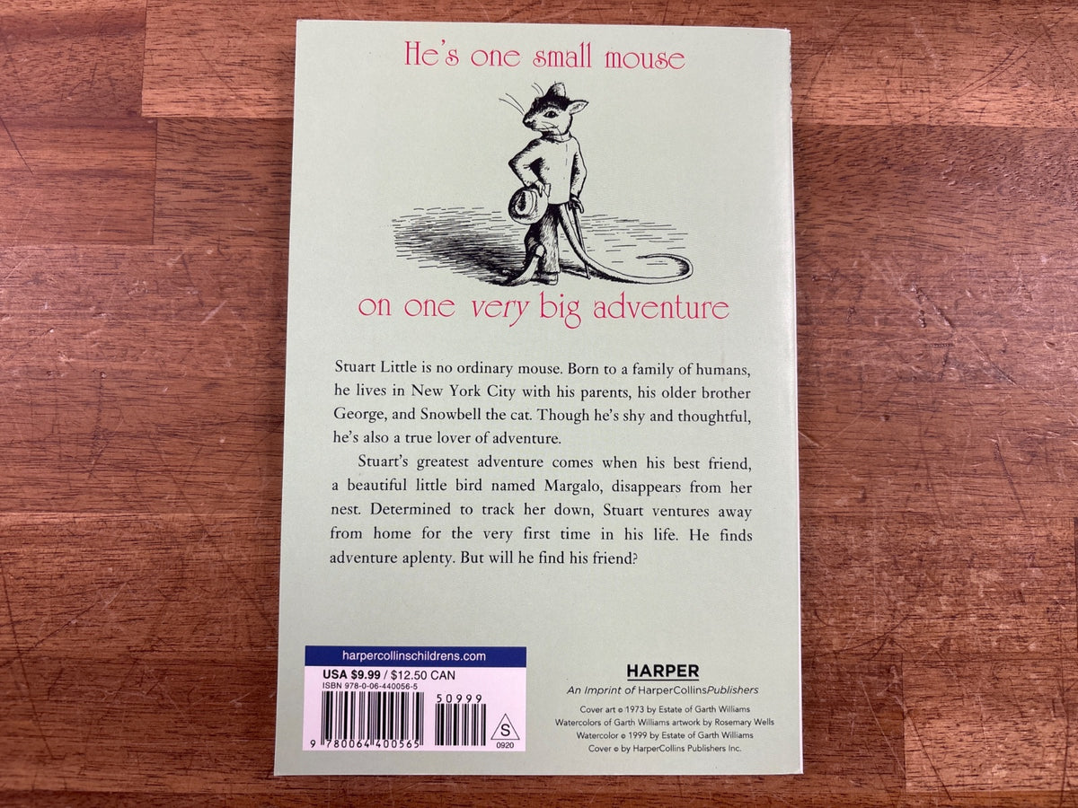 Stuart Little by E.B. White 75th Anniversary Paperback — photo 2 of 2
