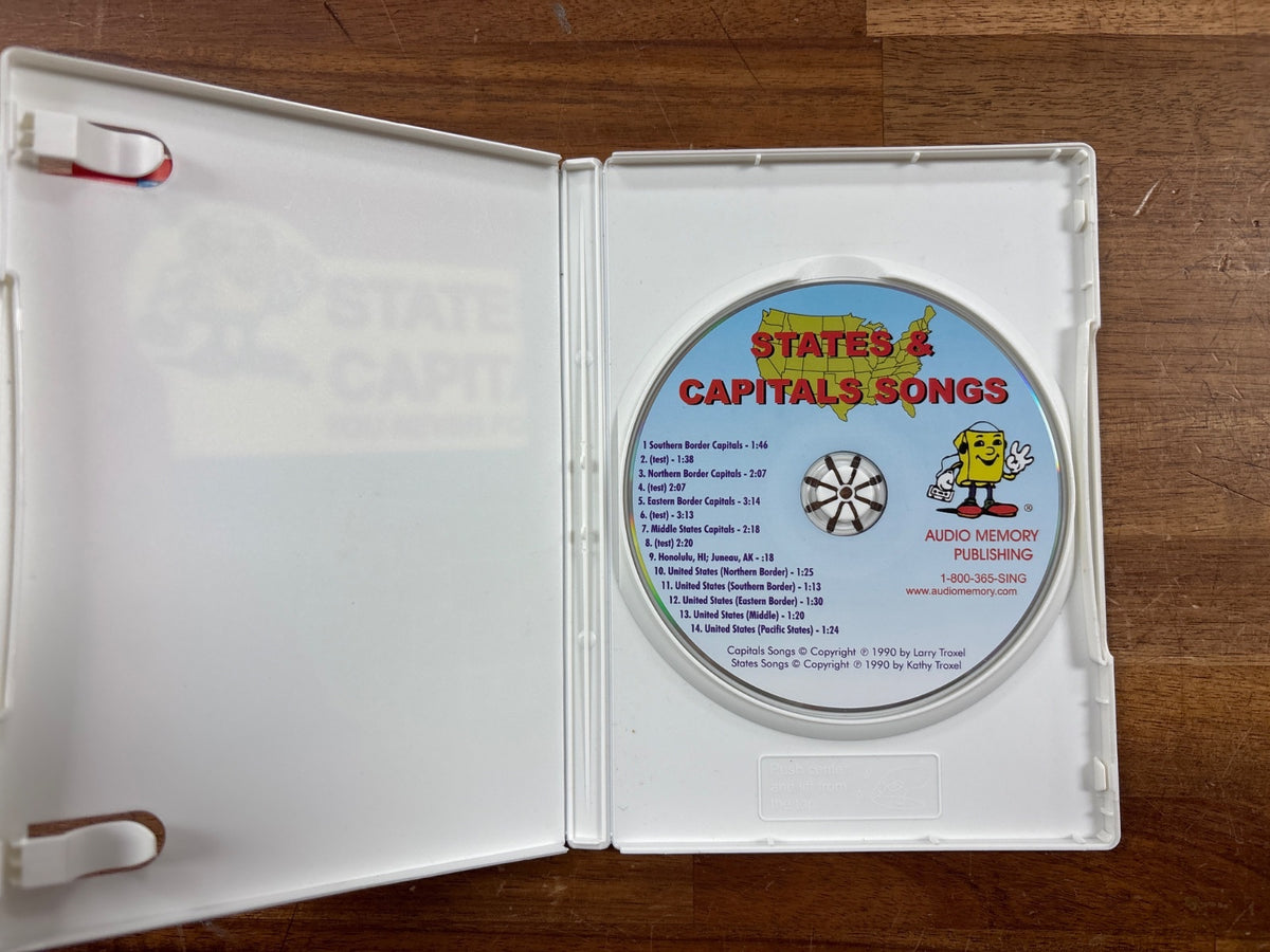 States & Capitals Songs CD - Audio Memory Publishing