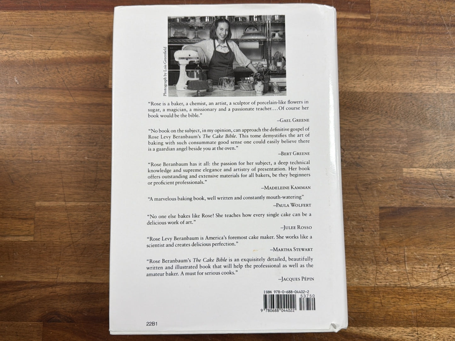 The Cake Bible by Rose Levy Beranbaum Hardcover Cookbook