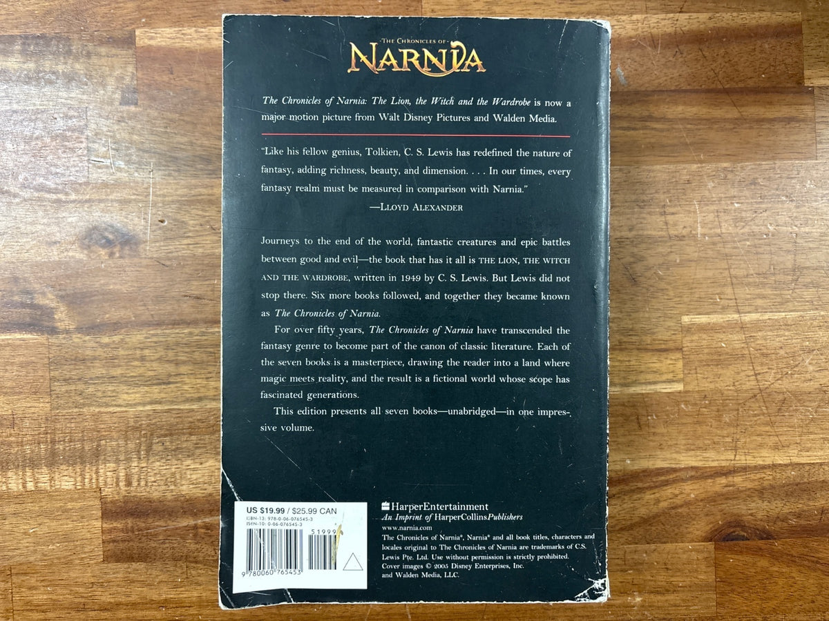 The Chronicles of Narnia Complete 7 Books C.S. Lewis PB — photo 2 of 2