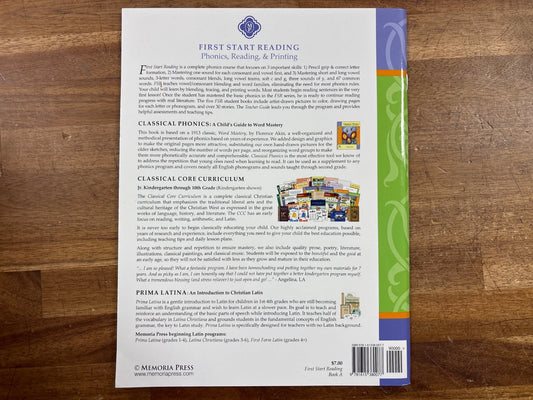First Start Reading Book a: Phonics, Reading & Printing