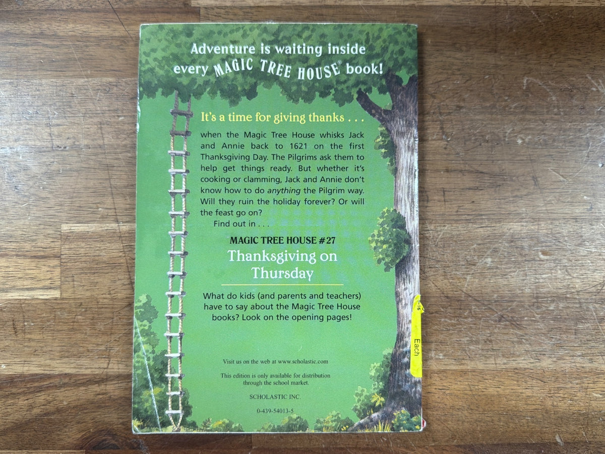 Magic Tree House #27 Thanksgiving on Thursday Osborne