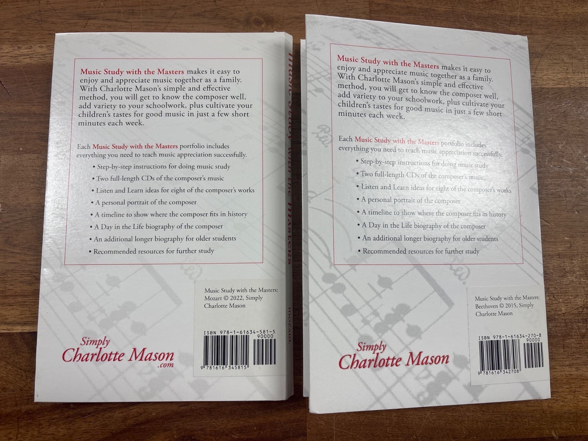 Simply Charlotte Mason Music Study Masters Mozart & Beethoven — photo 2 of 4