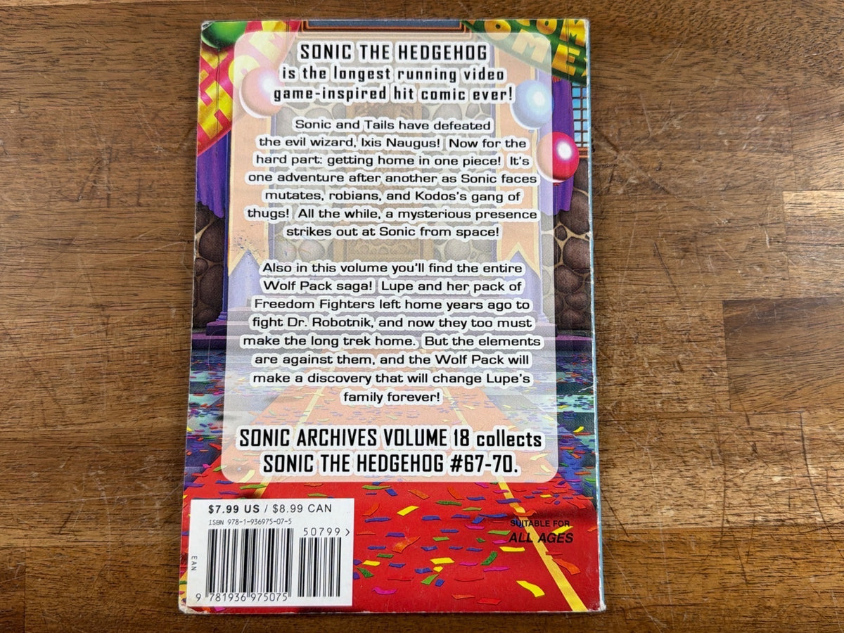Sonic the Hedgehog Archives Volume 18 Comic Collection