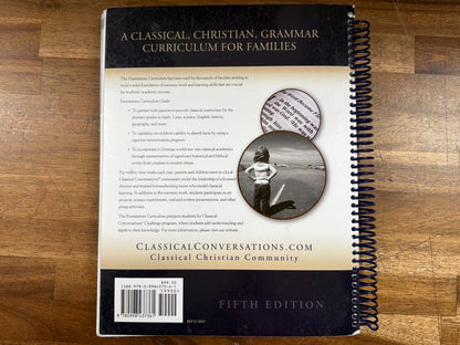 Classical Conversations Foundations English Language Curriculum 5