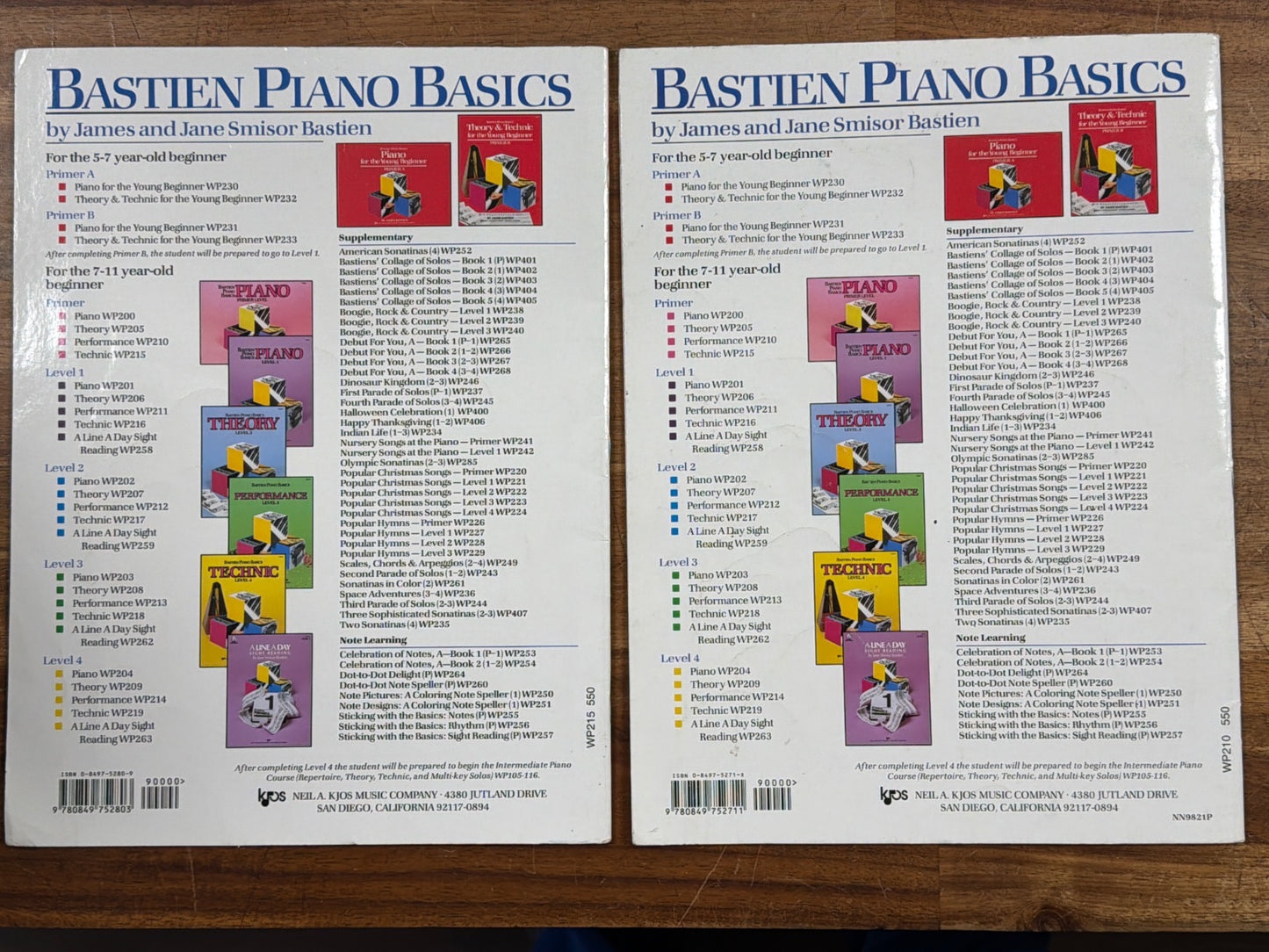 Bastien Piano Basics Technic & Performance Primer Level Set