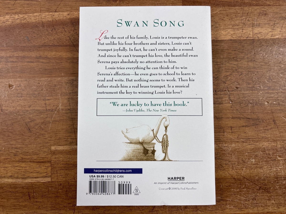 The Trumpet of the Swan by E.B. White Paperback 50th Ann. — photo 2 of 2