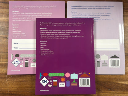 Dimensions Math 4A Textbook, Workbook & Tests Set