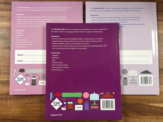 Dimensions Math 4A Textbook, Workbook & Tests Set