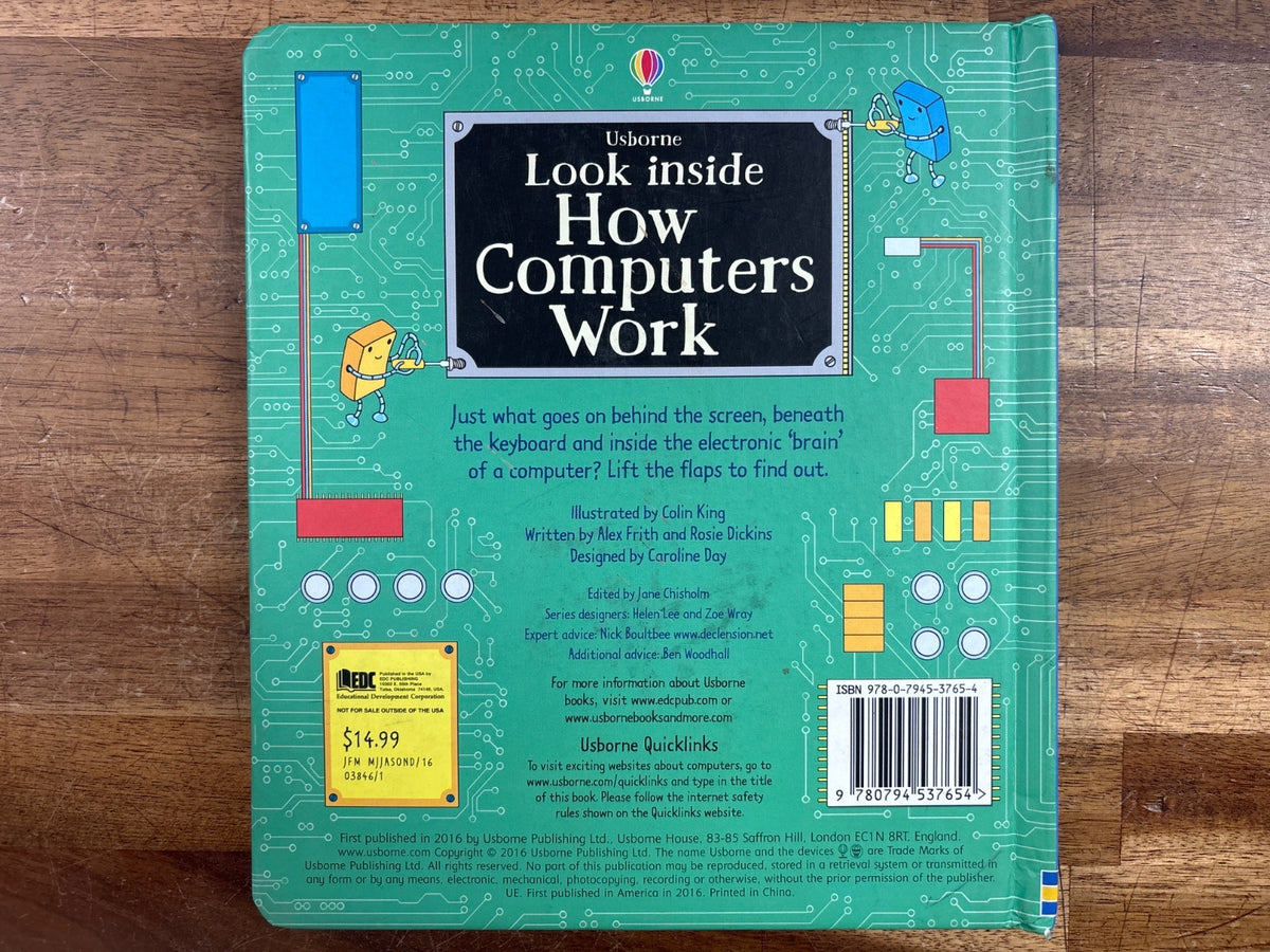 Usborne Look Inside How Computers Work Lift-the-Flap Book