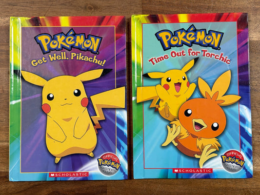 Pokemon Book Bundle: Pikachu, Torchic, Cyndaquil Set