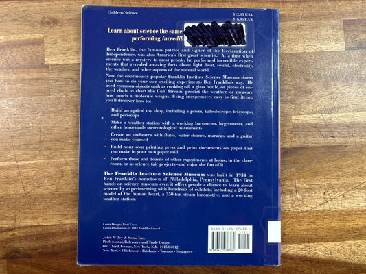Ben Franklin Book of Easy & Incredible Experiments — photo 2 of 2