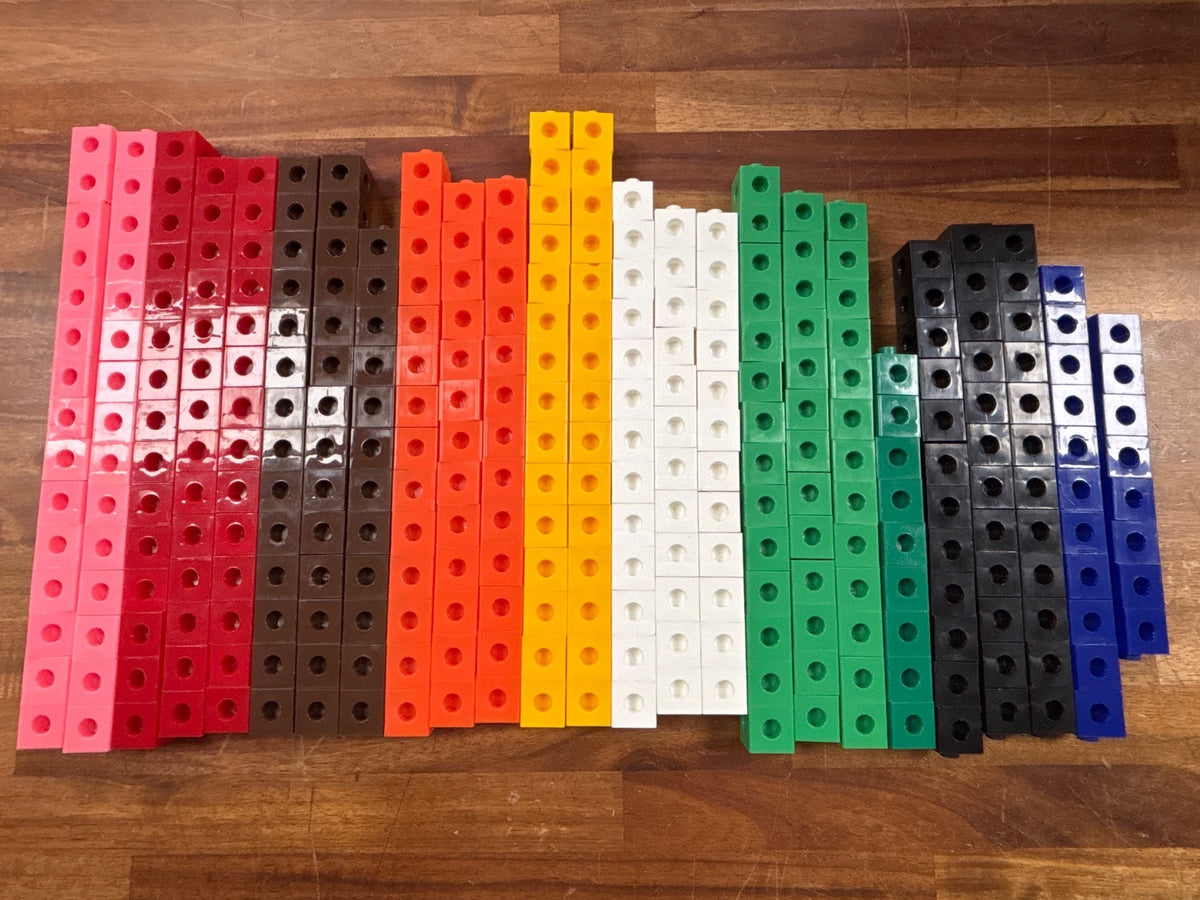 Linking Cubes Manipulatives Set of 325- Multicolor Counting Cubes — photo 2 of 2
