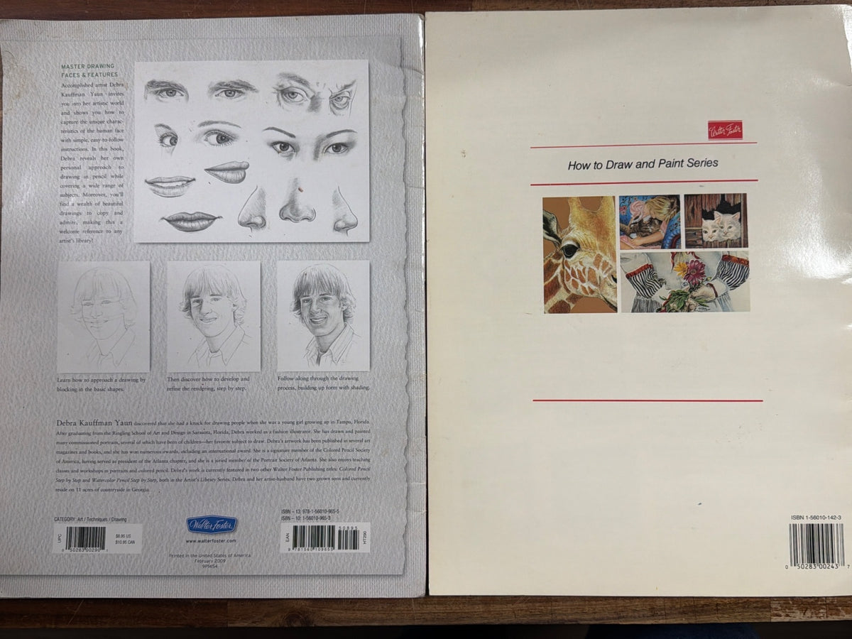 Walter Foster Faces & Colored Pencil Basics Drawing Set