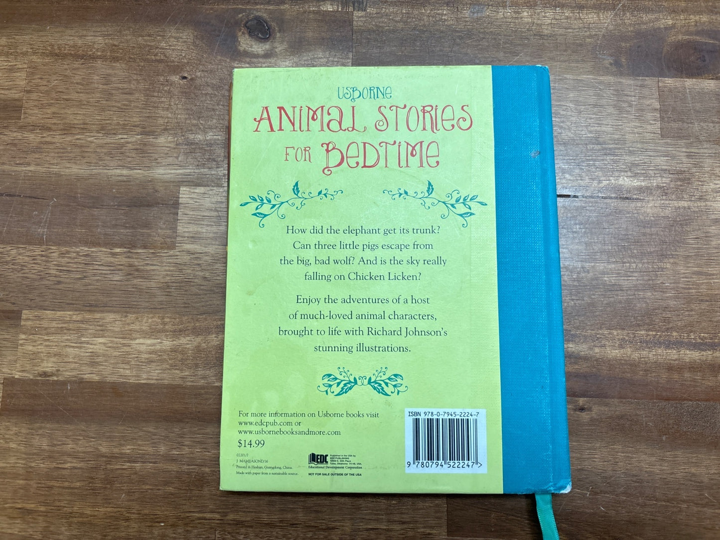Usborne Animal Stories for Bedtime Hardcover Book