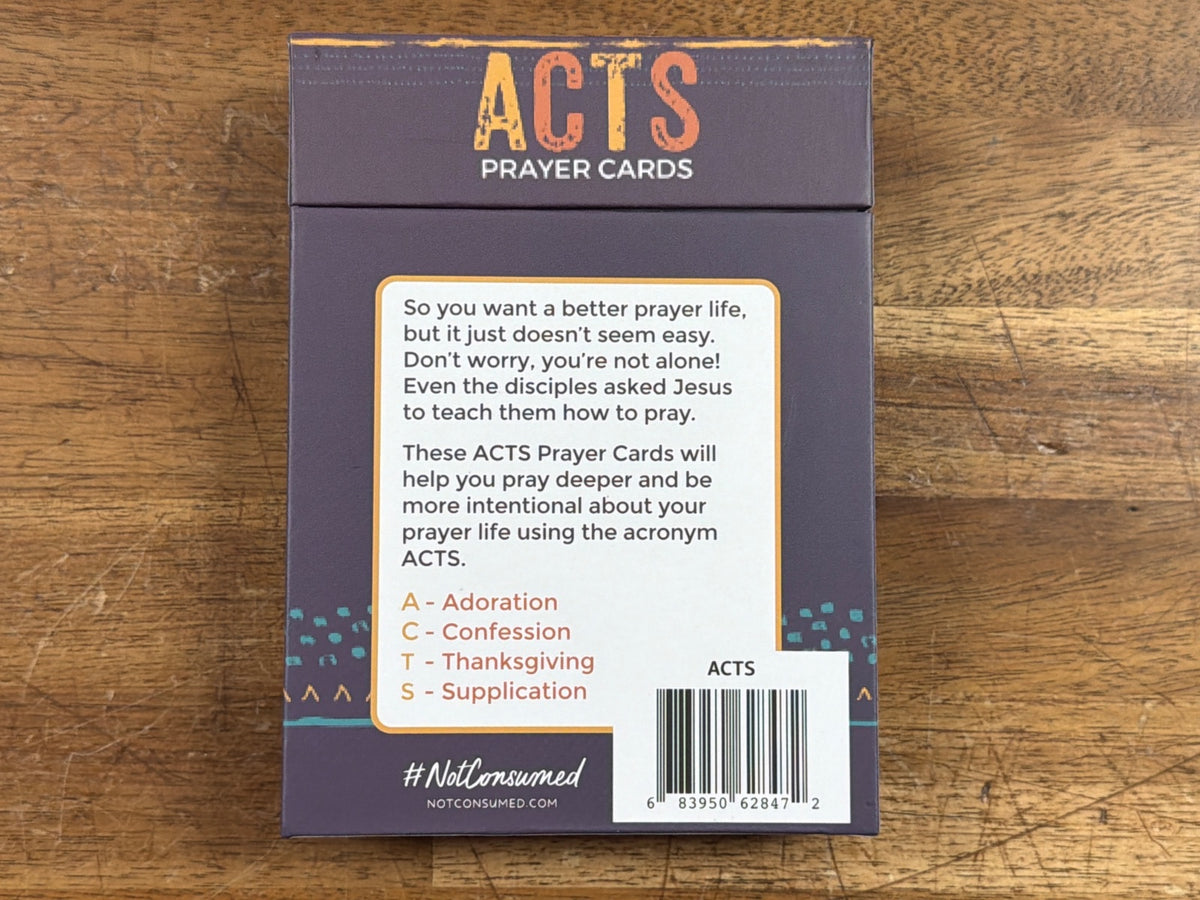 Acts Prayer Cards - Not Consumed Homeschool Devotional — photo 2 of 3