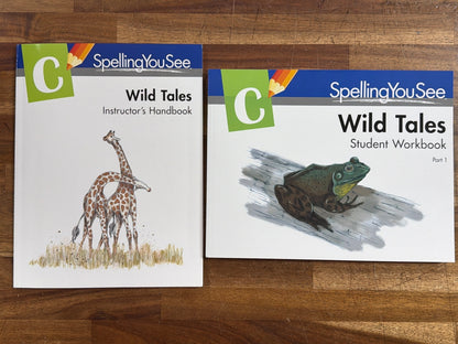 SpellingYouSee Wild Tales Level C Complete Set - Handbook & Workb