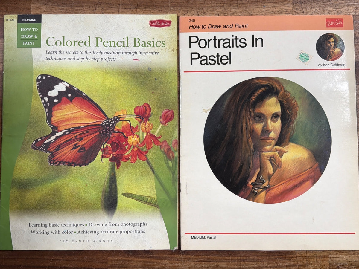 Walter Foster How to Draw & Paint Art Instruction Booklets Set Of