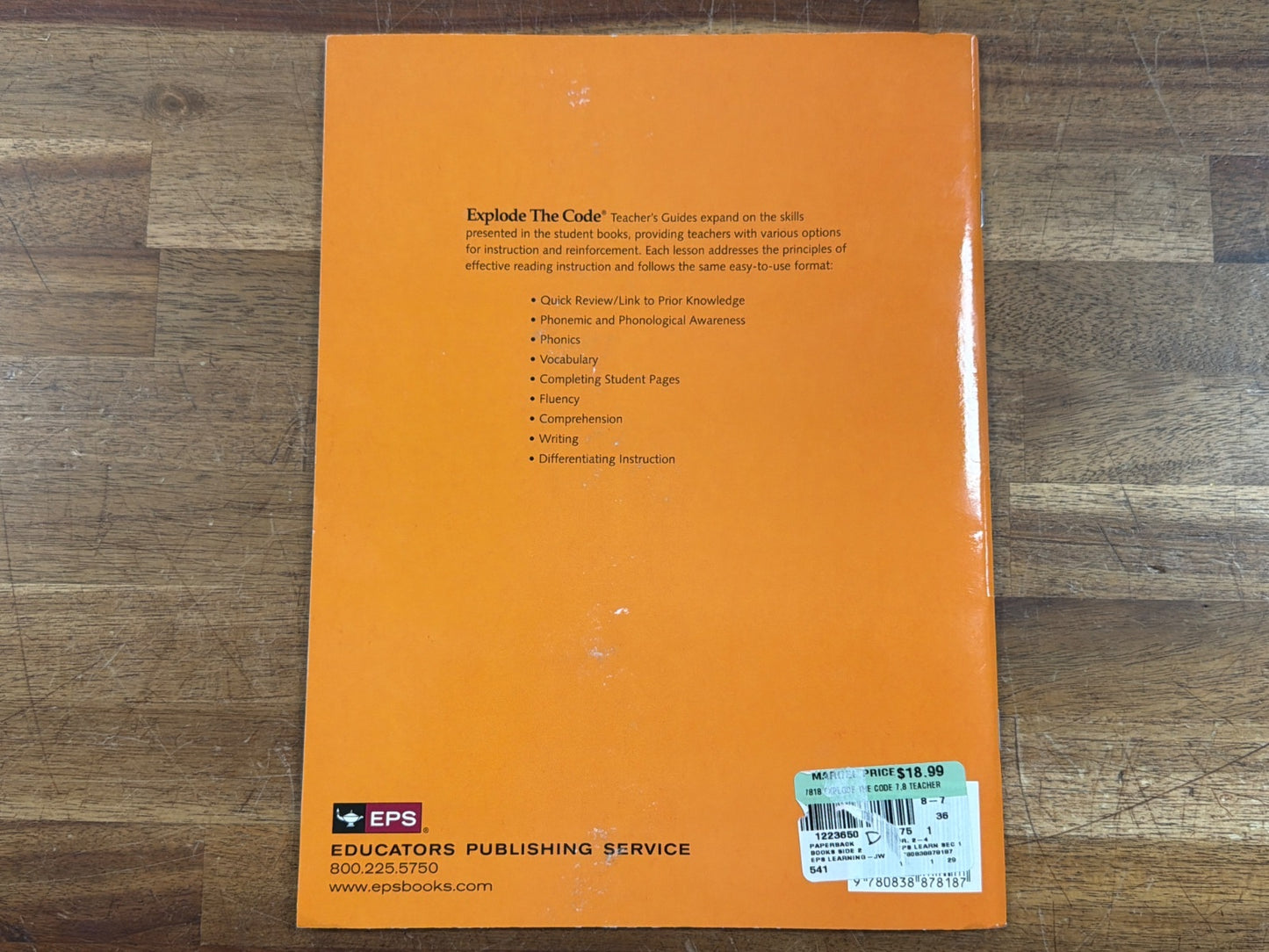 Explode the Code 2nd Edition Teacher's Guide Books 7 & 8
