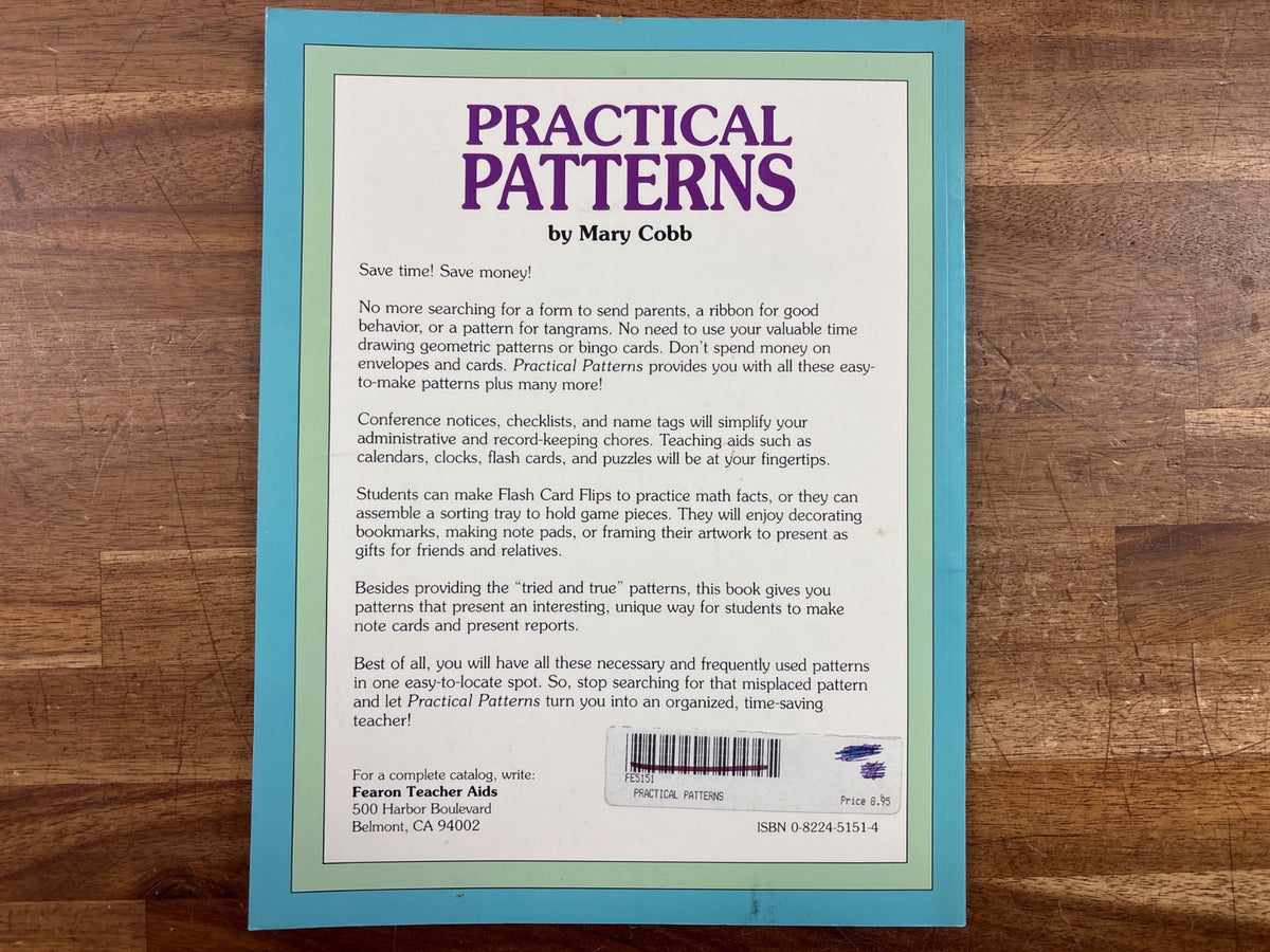 Practical Patterns by Mary Cobb Fearon Teacher Aids FE-5151 — photo 2 of 2