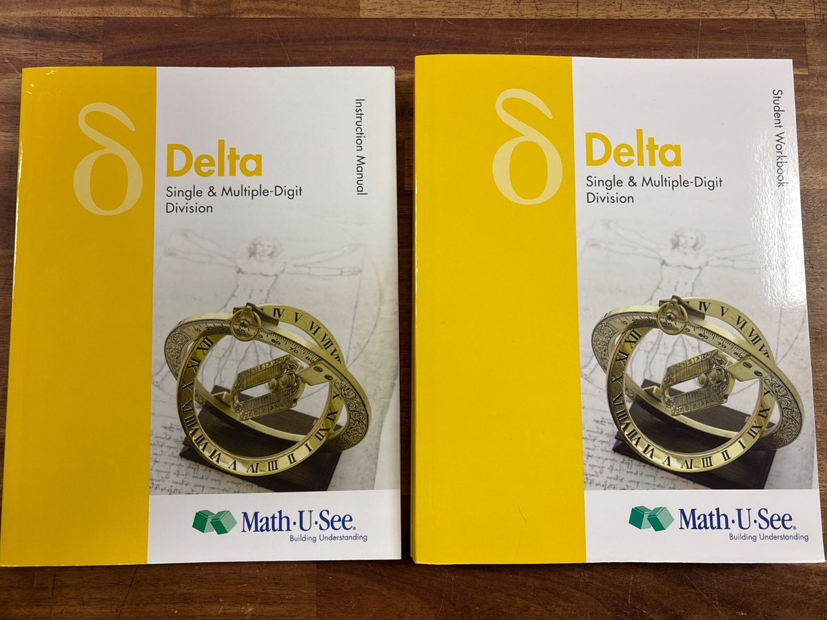 Math-U-See Delta Division Set: Manual, Workbook, Tests — photo 2 of 4