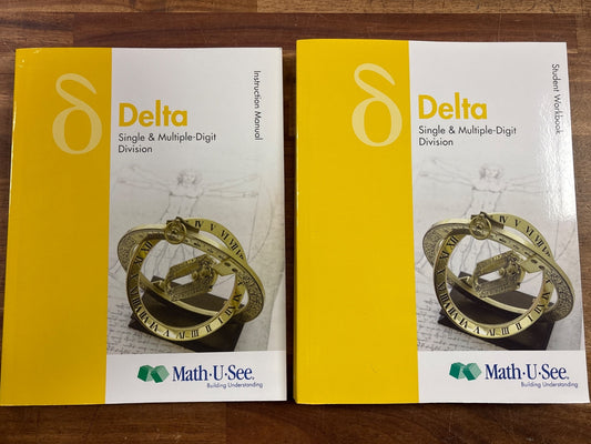 Math-U-See Delta Division Set: Manual, Workbook, Tests — photo 2 of 4