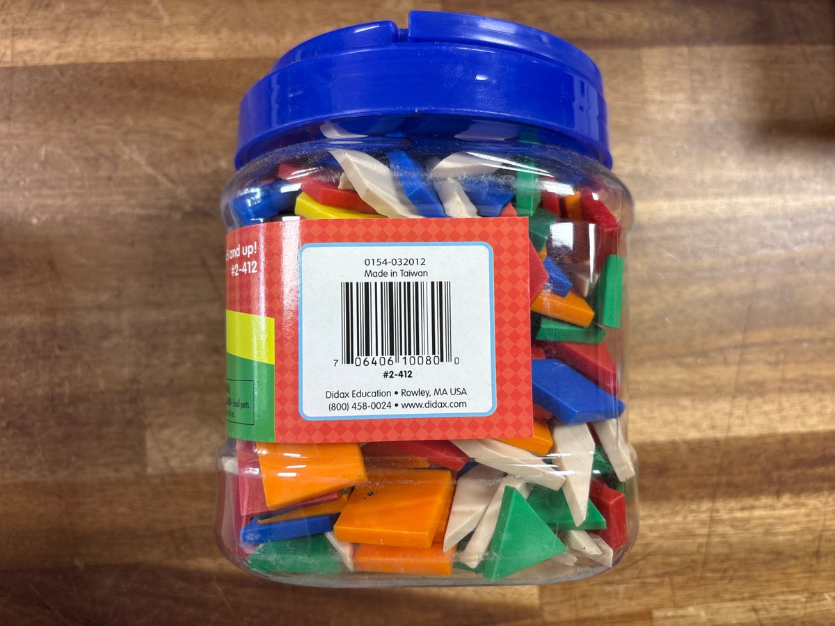 Didax Pattern Blocks Plastic 250 Colorful Pieces 0.5cm — photo 2 of 2