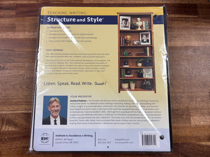 IEW Teaching Writing: Structure and Style Seminar Workbook — photo 2 of 2