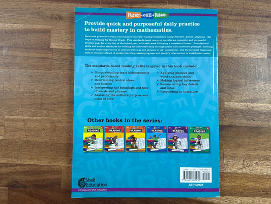 Shell Education 180 Days of Reading Grade 2
