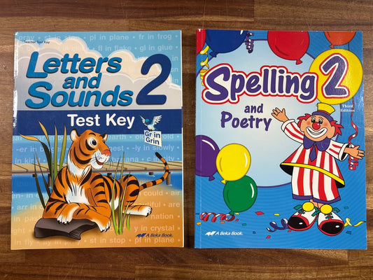 Abeka Homeschool Phonics, Reading & Spelling 2 Curriculum Set