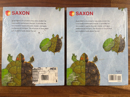 Saxon Math Grade 4 Student Edition Volumes 1 & 2 Set