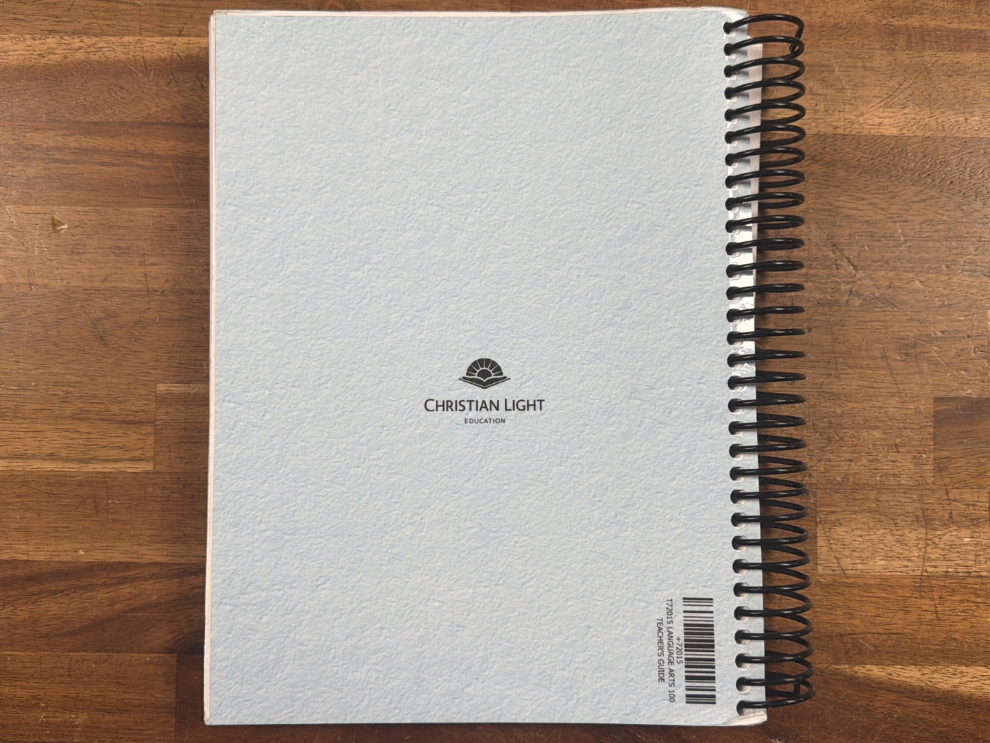 Christian Light Education Language Arts 1 Teacher's Guide Sunrise