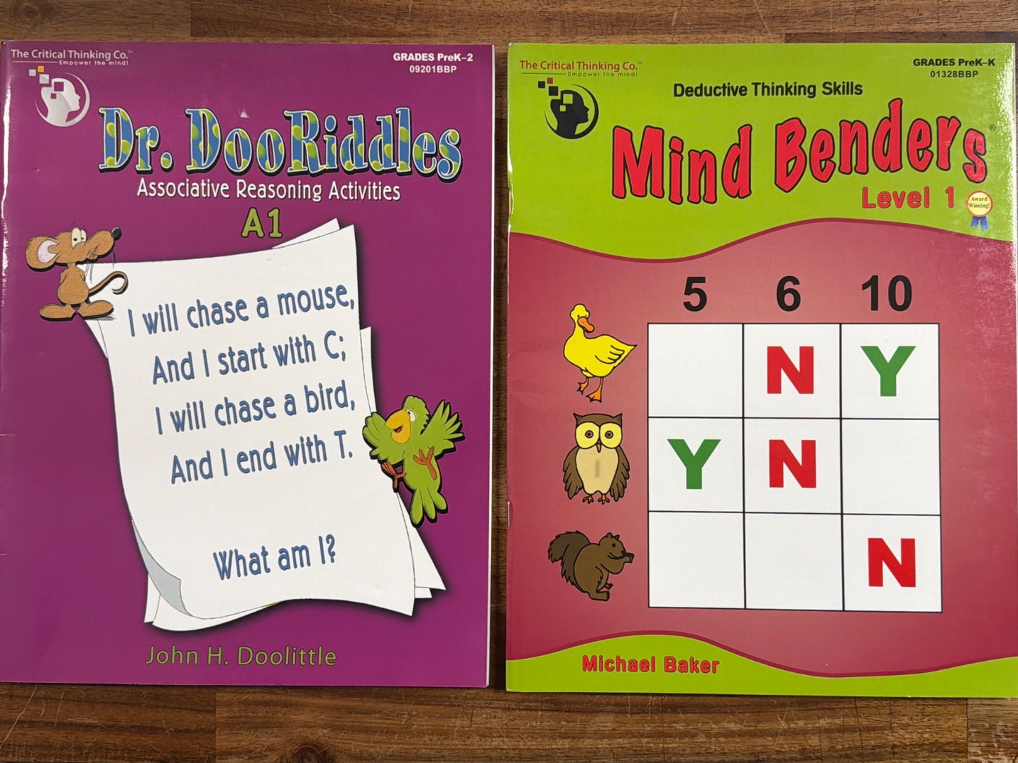 Critical Thinking Co. Mind Benders & Dr. DooRiddles Bundle