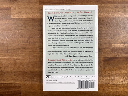The Angry Book by Theodore Isaac Rubin, M.D. - Touchstone