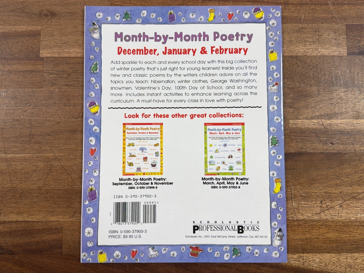 Month-by-Month Poetry: December, January & February PreK-2