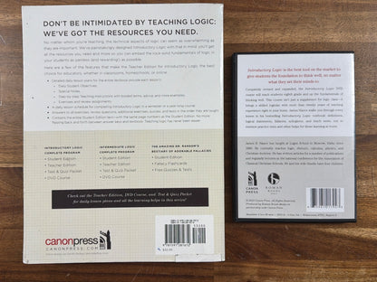 Introductory Logic Teacher Edition & DVD Set Canon Press