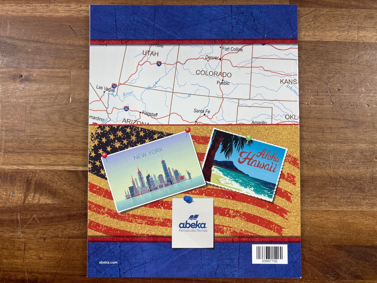 Abeka My State Notebook History Series Student Book
