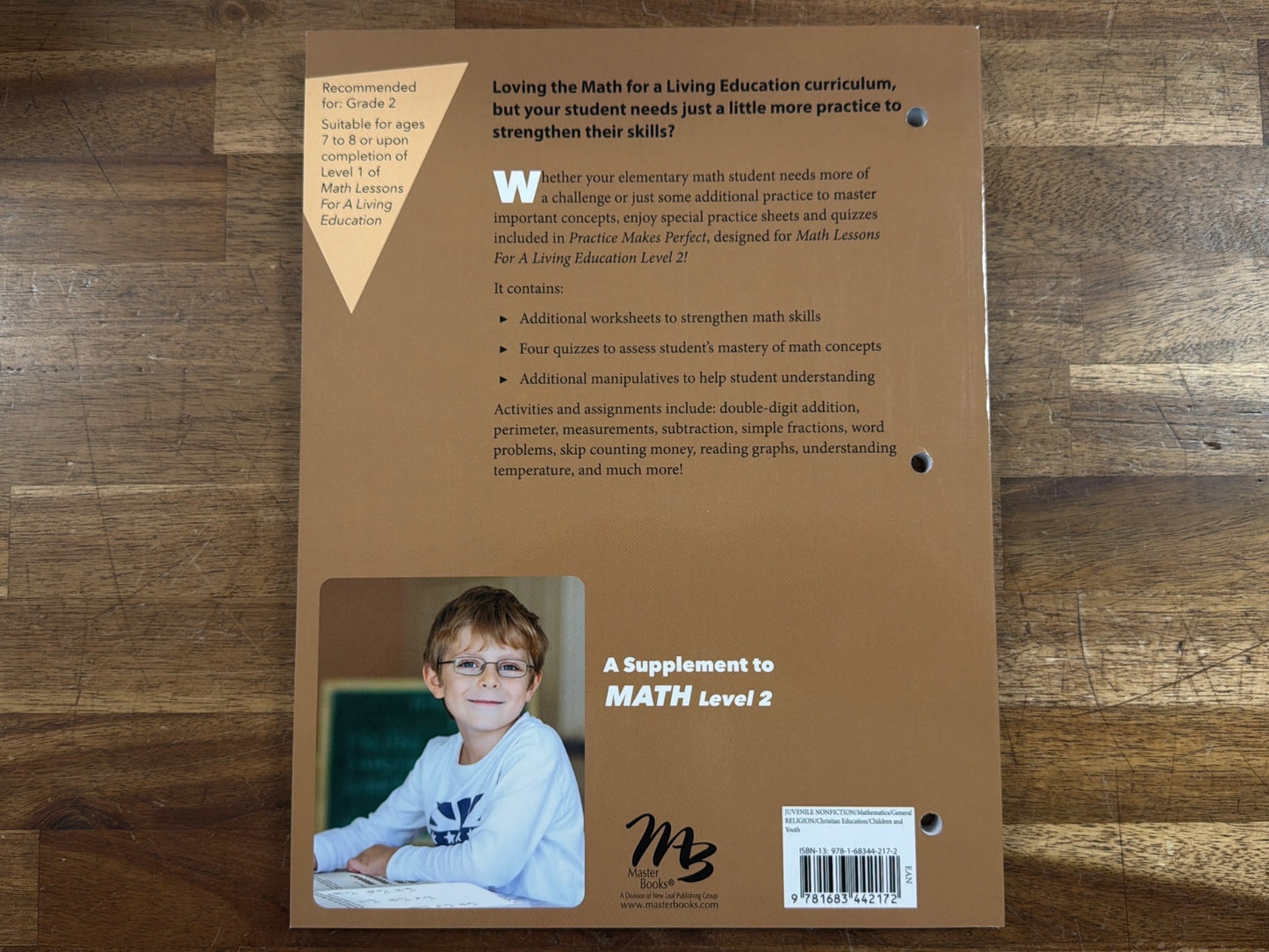 MasterBooks Practice Makes Perfect Math Level 2 Workbook