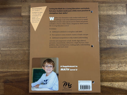 MasterBooks Practice Makes Perfect Math Level 2 Workbook
