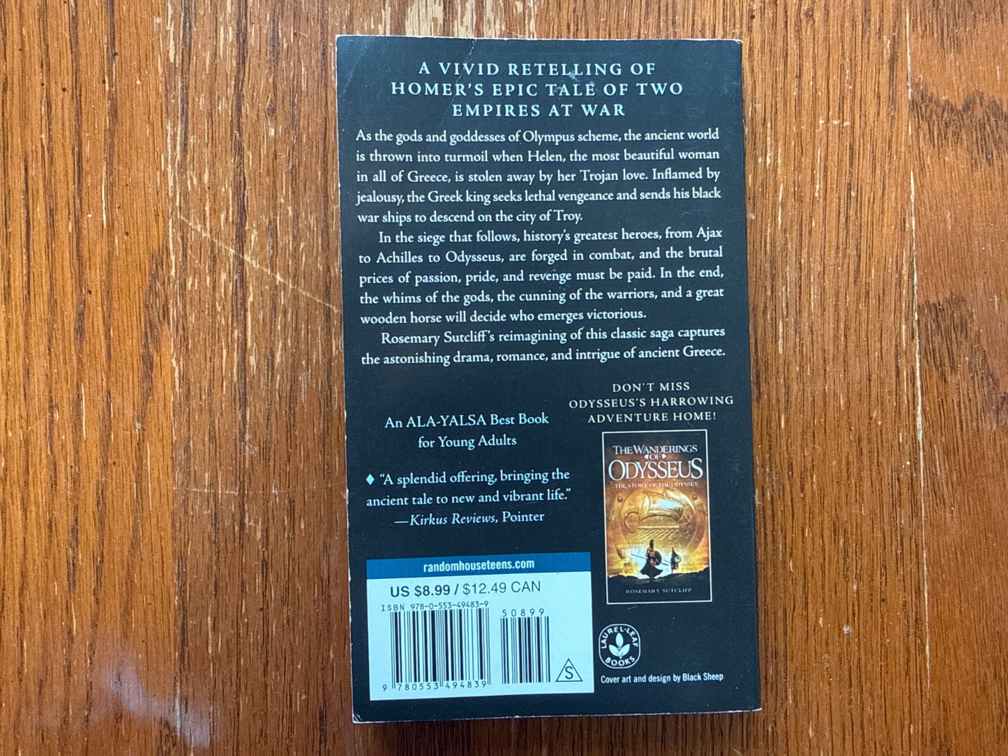 Black Ships Before Troy: the Story of the Iliad - Sutcliff